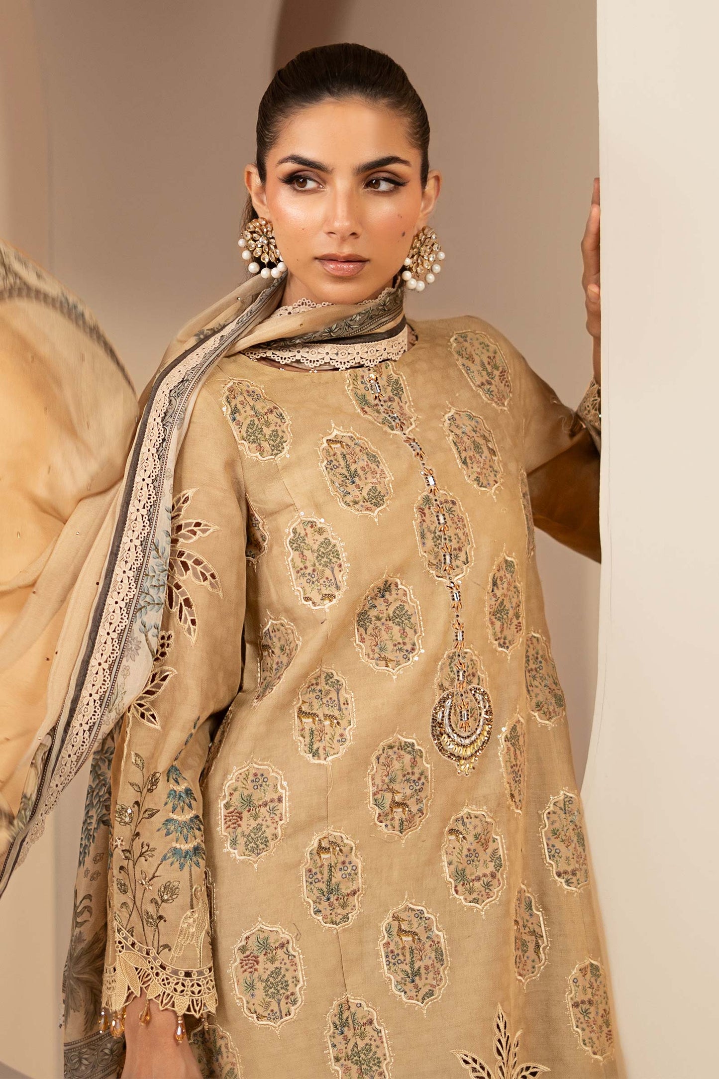 Maria B | Eid Collection 26 | 3 Piece Embroidered Jacquard Lawn Suit