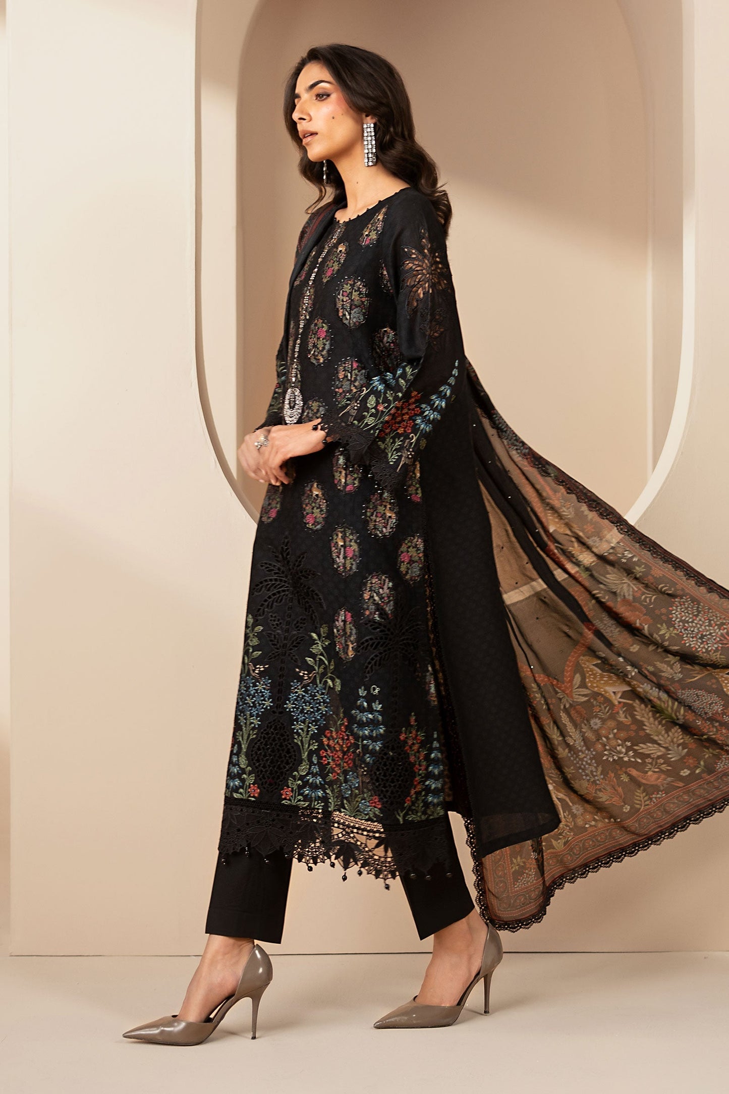 Maria B | Eid Collection 26 | 3 Piece Embroidered Jacquard Lawn Suit