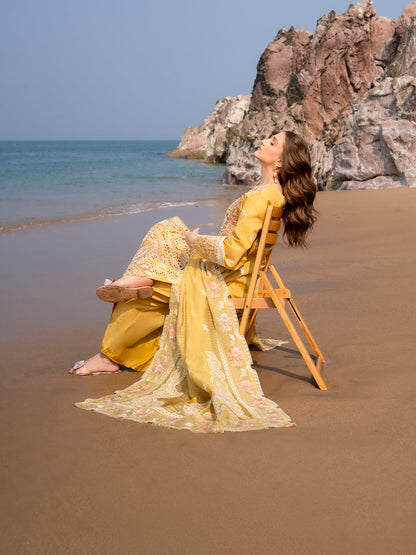 Mahnur | Sirena Luxury Lawn 25 | Dahlia - House Of Anaya