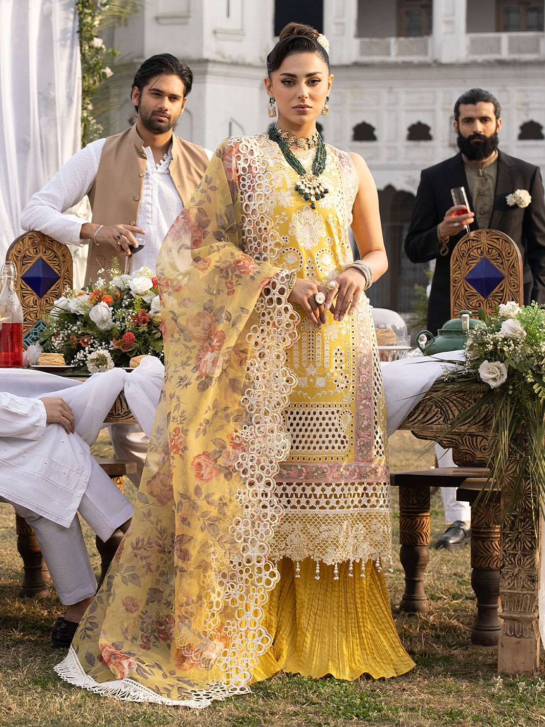 Mahnur | Mahrukh Luxury Lawn 24 | DELIA - House Of Anaya