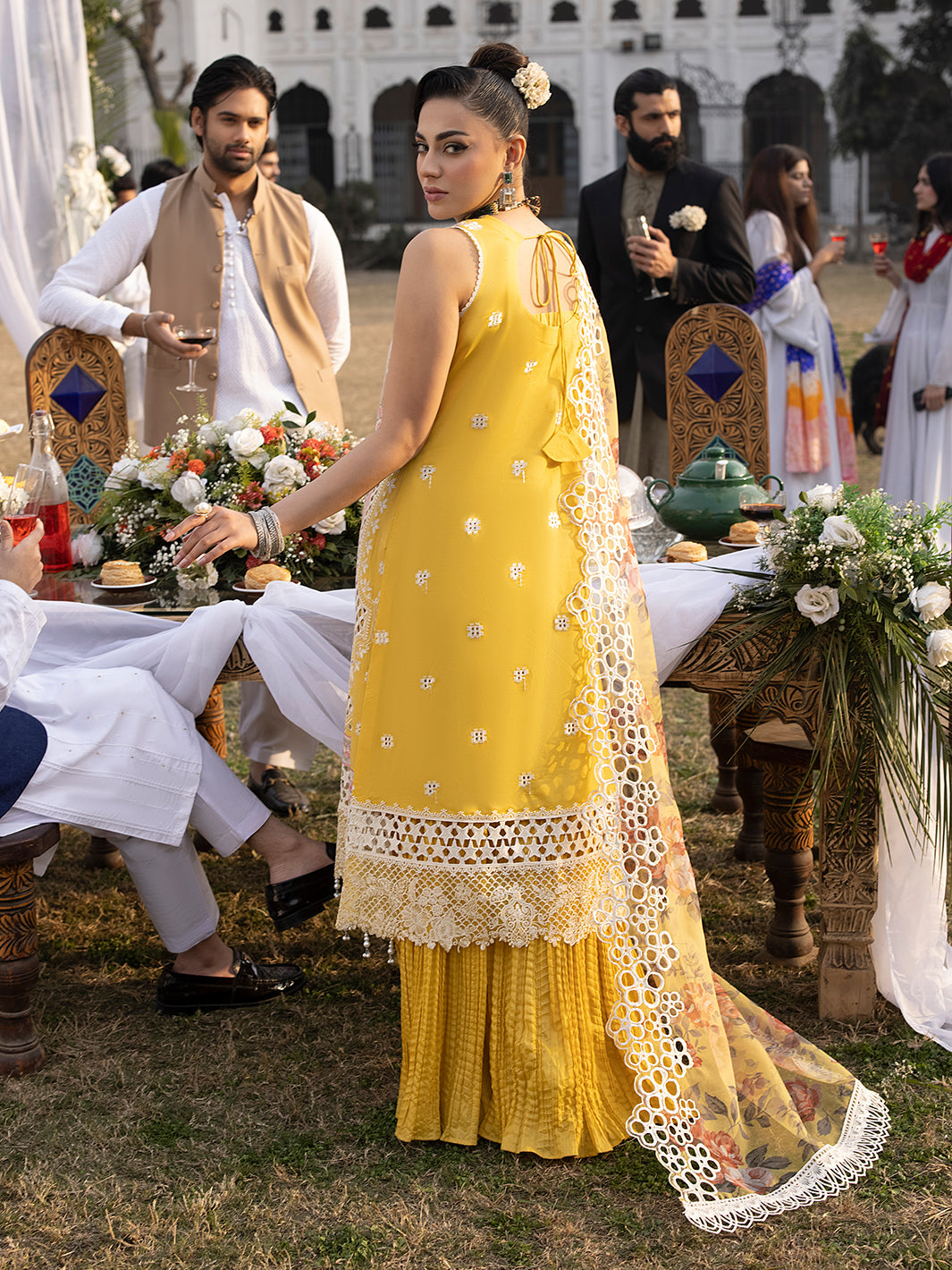 Mahnur | Mahrukh Luxury Lawn 24 | DELIA - House Of Anaya