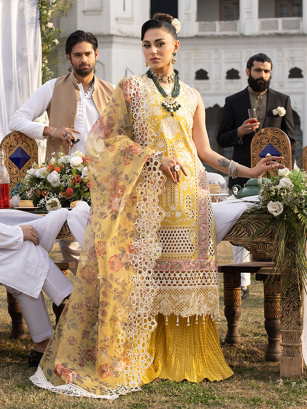 Mahnur | Mahrukh Luxury Lawn 24 | DELIA - House Of Anaya