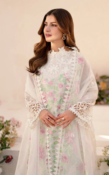 Asifa and Nabeel | Azalia Summer 25 | Dove (AZL25-03) - House Of Anaya
