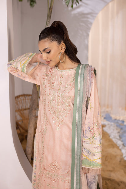 Ellena | Luxury Embroidered Collection| P-01 - House Of Anaya