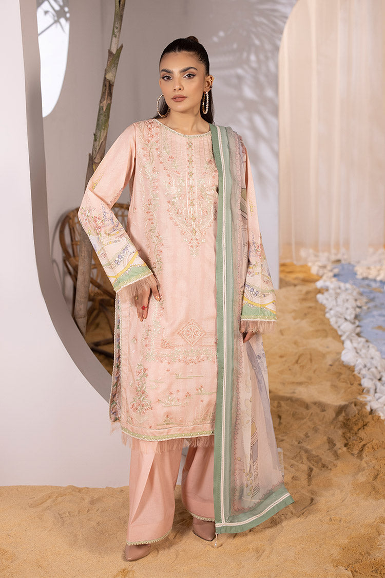 Ellena | Luxury Embroidered Collection| P-01 - House Of Anaya