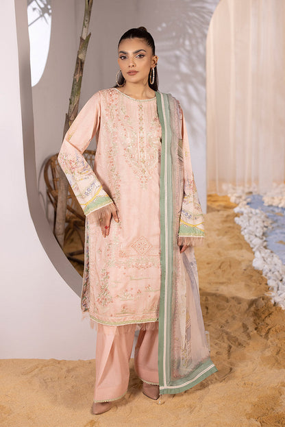 Ellena | Luxury Embroidered Collection| P-01 - House Of Anaya