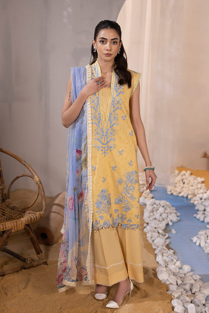 Ellena | Luxury Embroidered Collection| P-02 - House Of Anaya