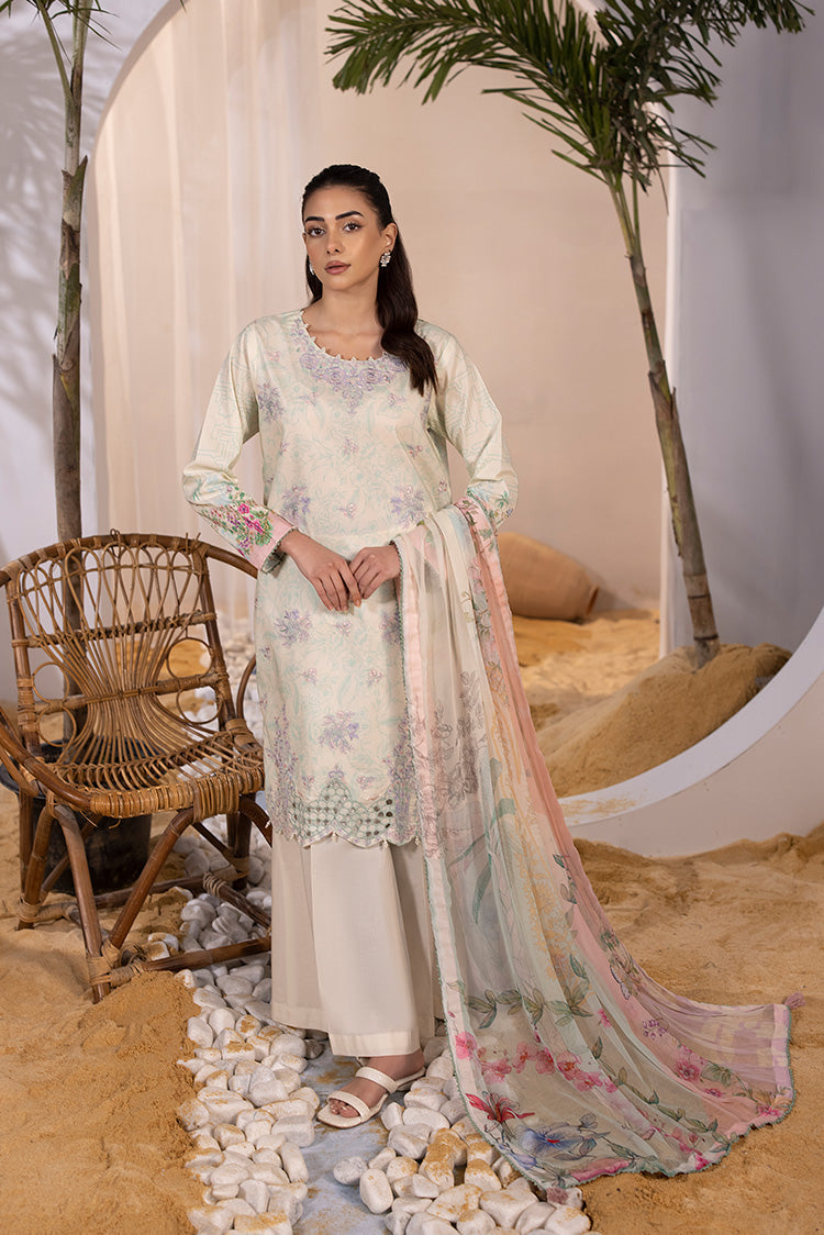 Ellena | Luxury Embroidered Collection| P-07 - House Of Anaya