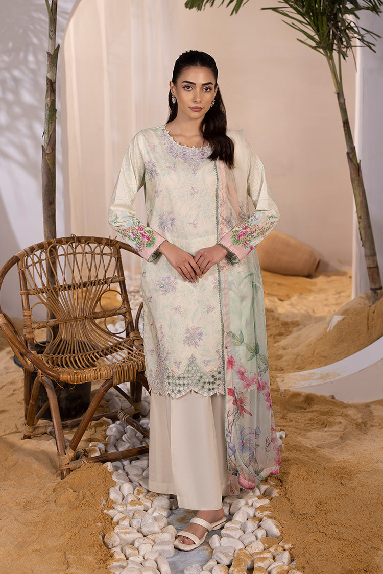 Ellena | Luxury Embroidered Collection| P-07 - House Of Anaya