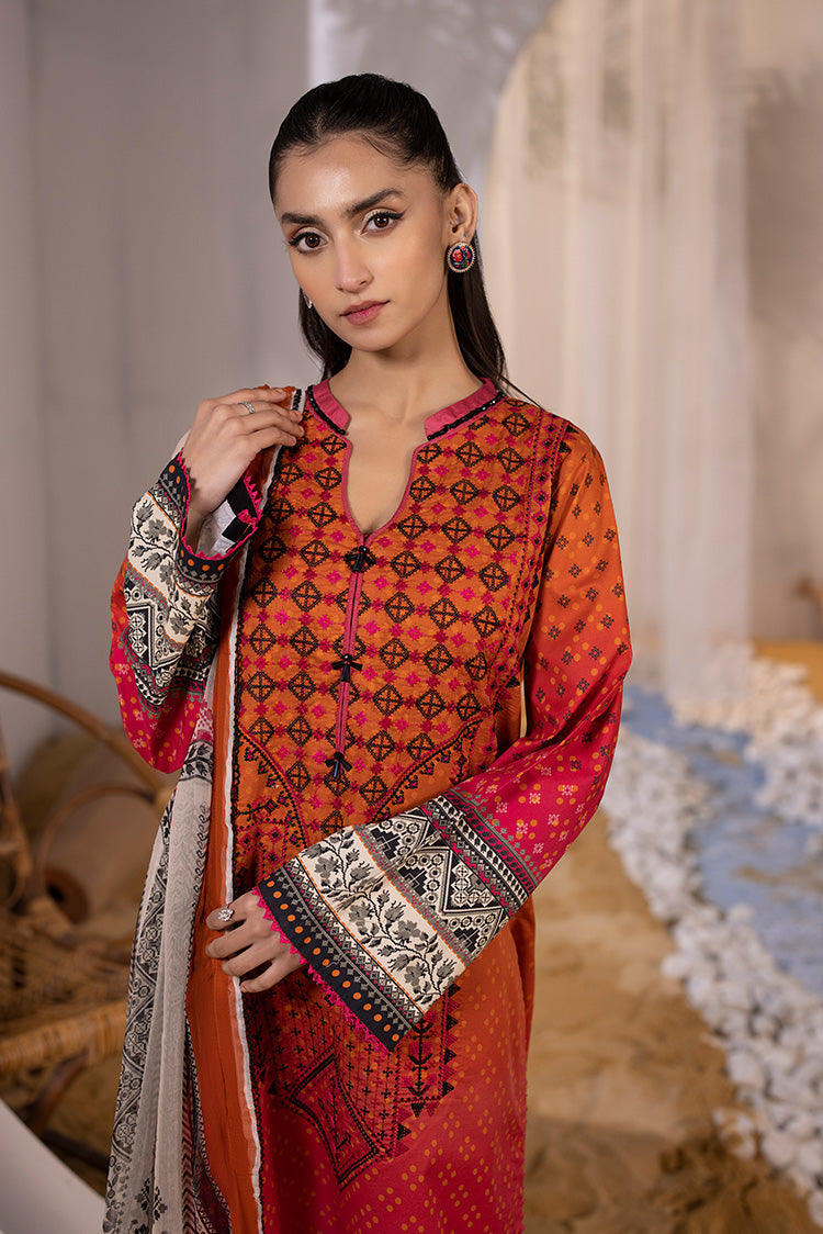 Ellena | Luxury Embroidered Collection| P-10 - House Of Anaya