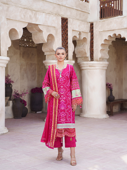 Zebtan | Zeenat Luxury Lawn Eid Collection | ZL 09 - House Of Anaya