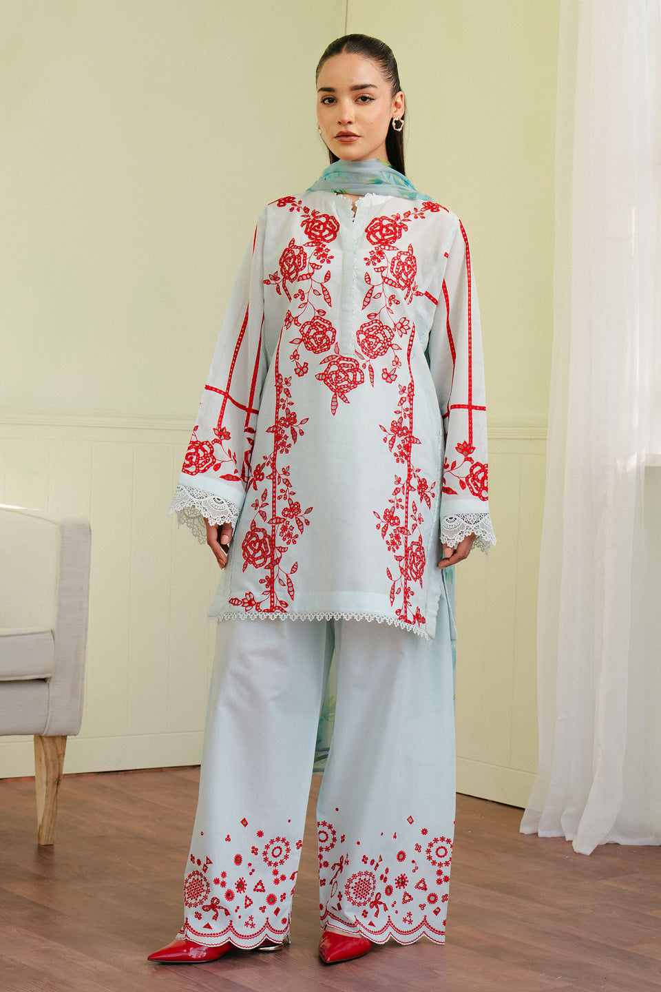 Zara Shahjahan | Coco Lawn 25 | ECLAT-7A - House Of Anaya