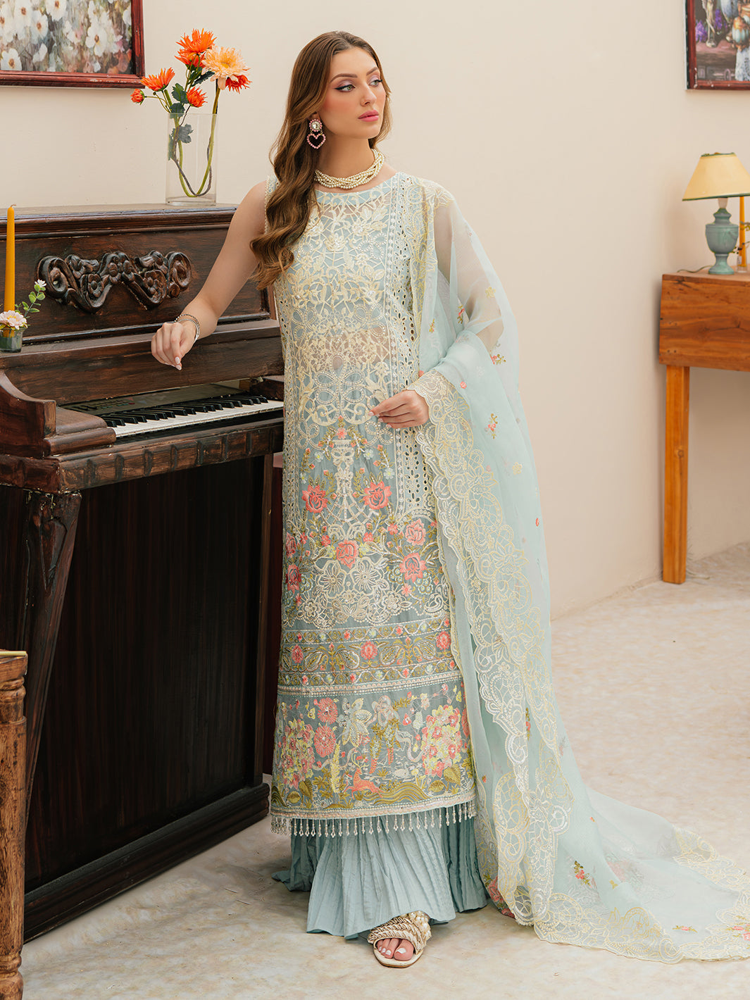 Mahnur | Allenura Luxury Lawn 24 | ELYSSA - House Of Anaya