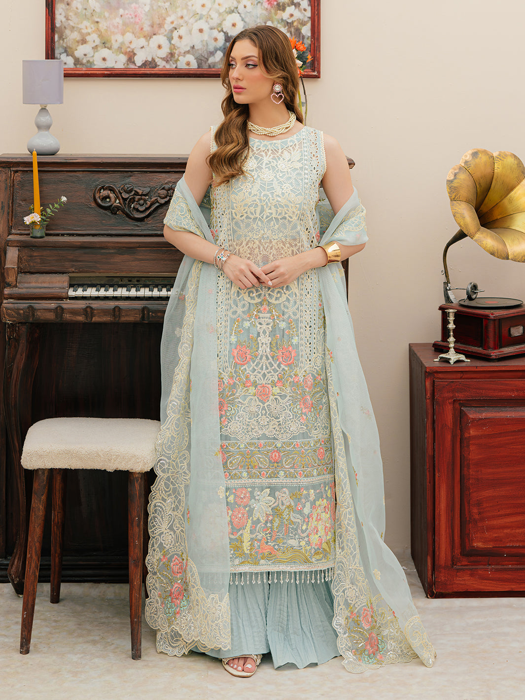 Mahnur | Allenura Luxury Lawn 24 | ELYSSA - House Of Anaya