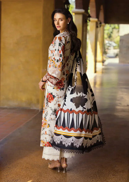 Elaf Premium | Print Chikankari 24 | ECT-02A MELROSE - House Of Anaya
