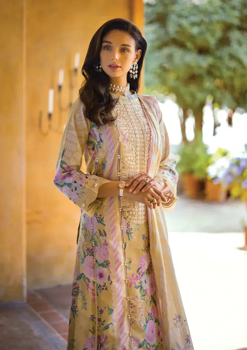 Elaf Premium | Print Chikankari 24 | ECT-04A TWINKLE - House Of Anaya