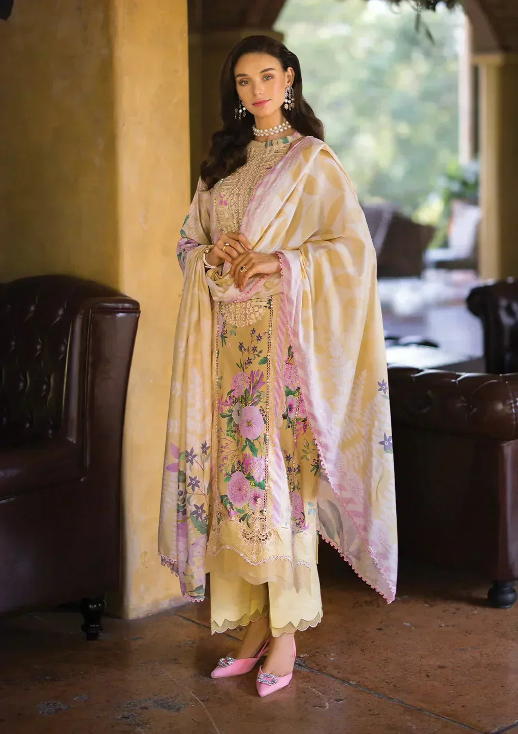 Elaf Premium | Print Chikankari 24 | ECT-04A TWINKLE - House Of Anaya