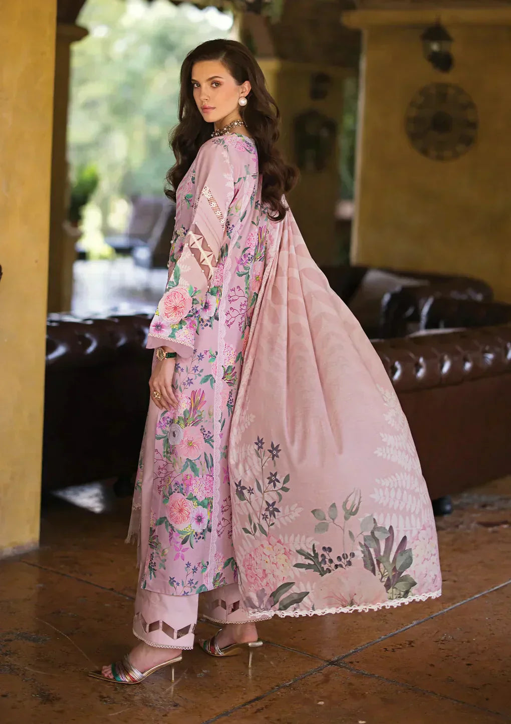 Elaf Premium | Print Chikankari 24 | ECT-04B DELPHINE - House Of Anaya