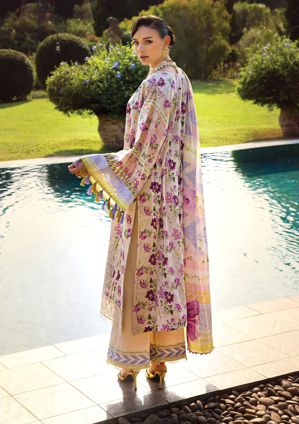 Elaf Premium | Print Chikankari 24 | ECT-06A RIVERDALE - House Of Anaya