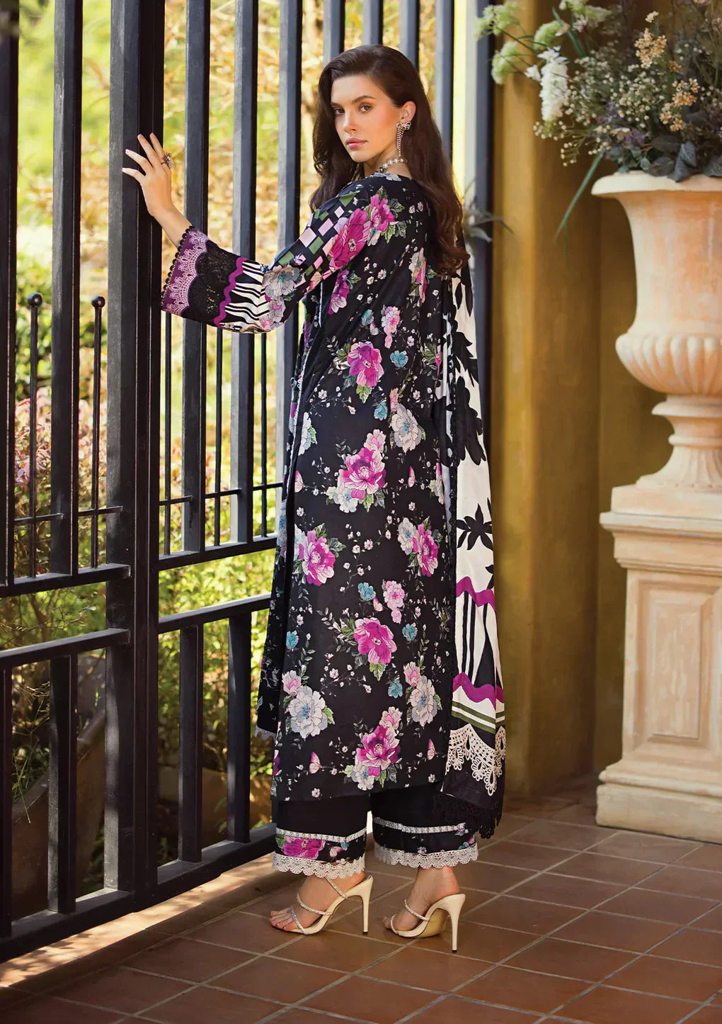 Elaf Premium | Print Chikankari 24 | ECT-02B DARIEN - House Of Anaya