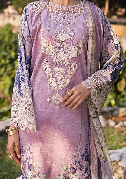 Elaf Premium | Signature Embroidered Lawn 24 | ESL-07A CUPID - House Of Anaya