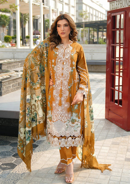 Elaf Premium | Winter Pashmina Shawl Collection | EPW-3A Sunkissed Meadows - House Of Anaya