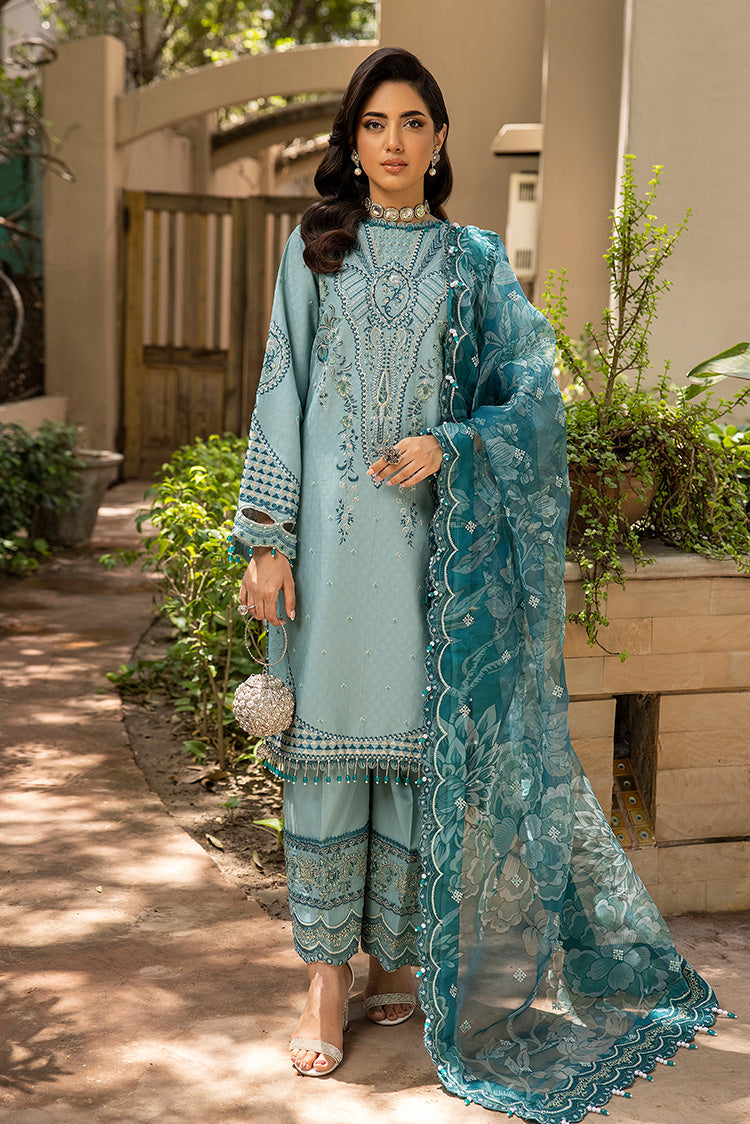 Ellena | Luxury Embroidered Collection | D25 - House Of Anaya