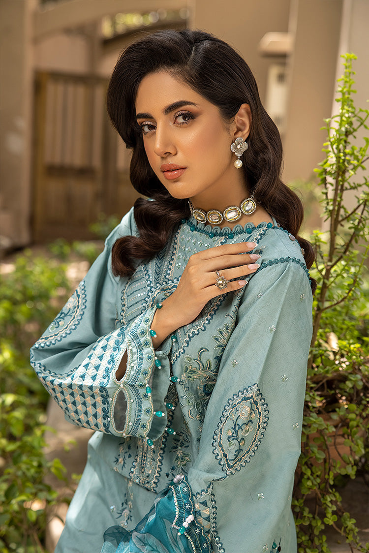 Ellena | Luxury Embroidered Collection | D25 - House Of Anaya