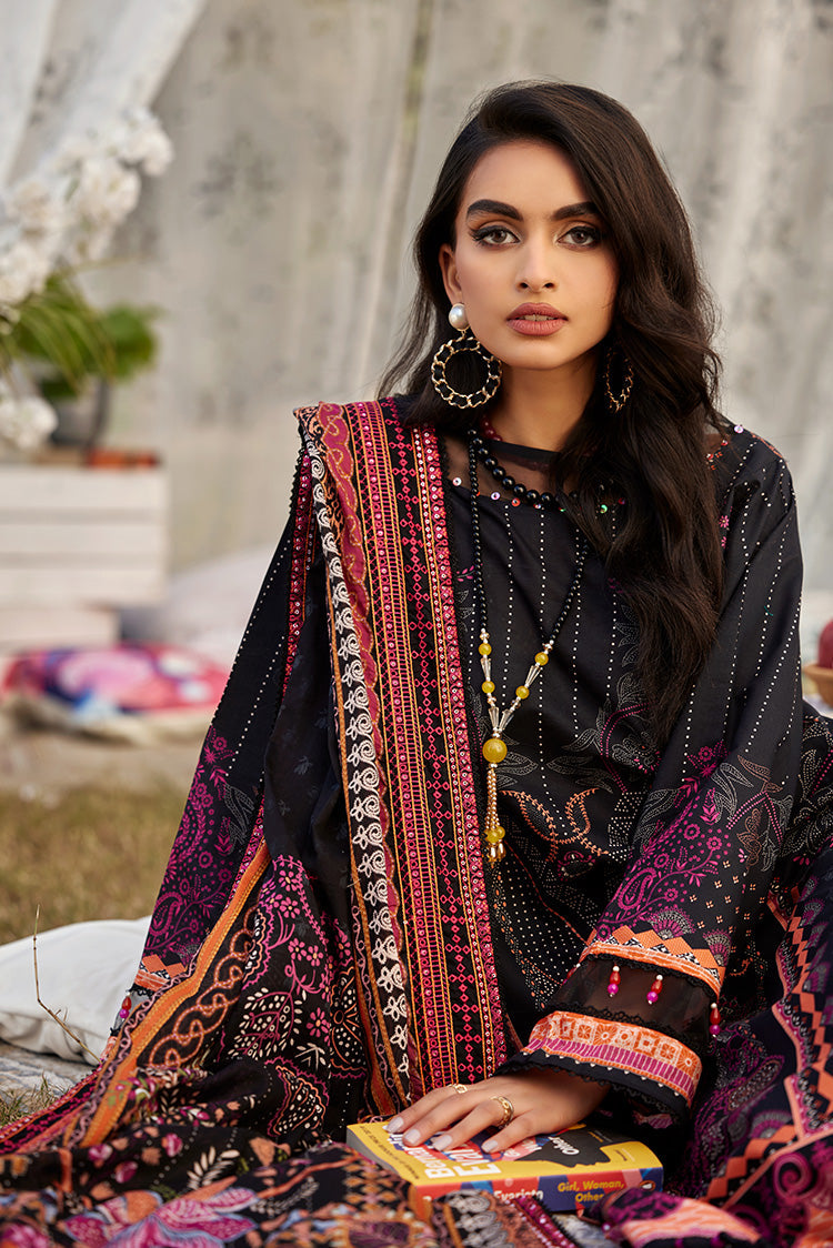 Ellena | Luxury Embroidered Collection | D09 - House Of Anaya