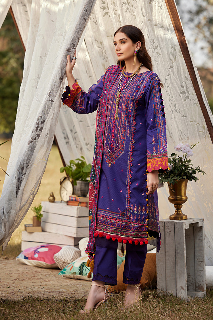 Ellena | Luxury Embroidered Collection | D02 - House Of Anaya
