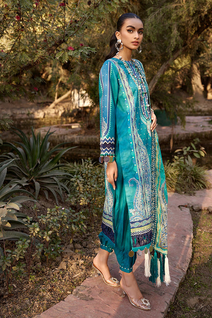 Ellena | Luxury Embroidered Collection | D07 - House Of Anaya