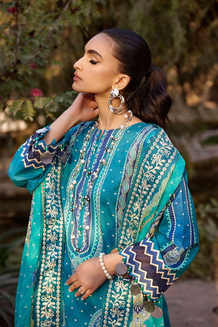 Ellena | Luxury Embroidered Collection | D07 - House Of Anaya