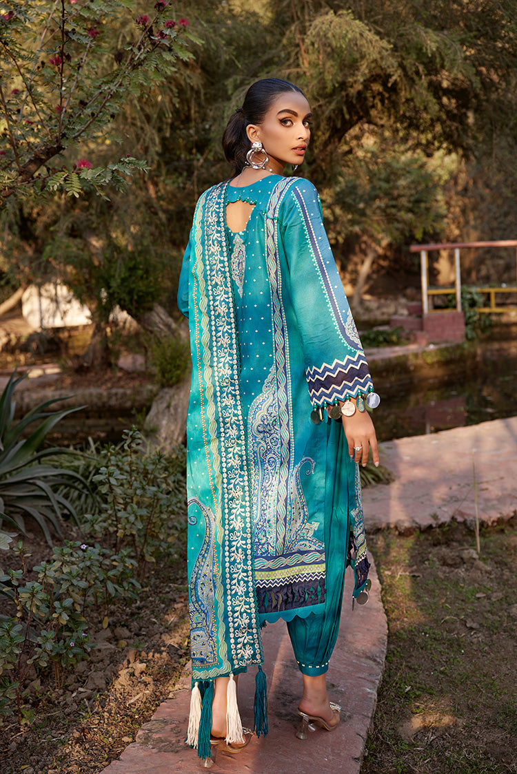 Ellena | Luxury Embroidered Collection | D07 - House Of Anaya