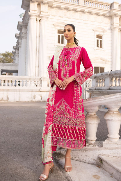 Ellena | Luxury Embroidered Collection | D12 - House Of Anaya