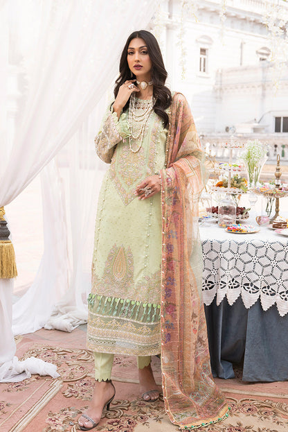 Ellena | Luxury Embroidered Collection | D21 - House Of Anaya