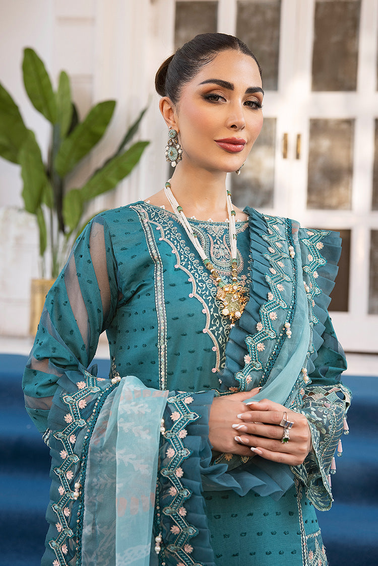 Ellena | Luxury Embroidered Collection | D19 - House Of Anaya
