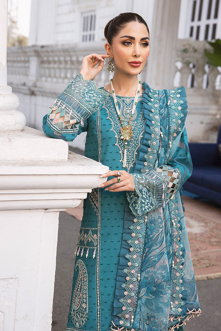 Ellena | Luxury Embroidered Collection | D19 - House Of Anaya