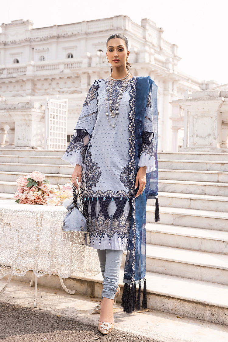 Ellena | Luxury Embroidered Collection | D22 - House Of Anaya