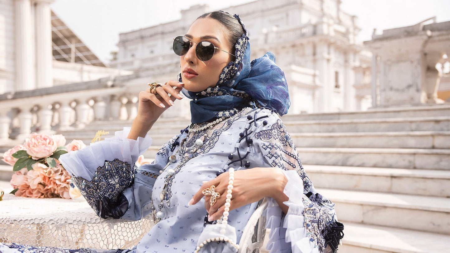 Ellena | Luxury Embroidered Collection | D22 - House Of Anaya