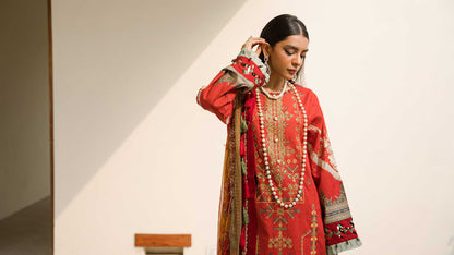 Ellena | Luxury Embroidered Collection | D18 - House Of Anaya