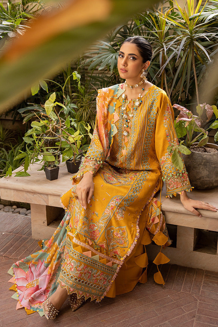 Ellena | Luxury Embroidered Collection | D01 - House Of Anaya
