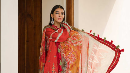 Ellena | Luxury Embroidered Collection | D18 - House Of Anaya