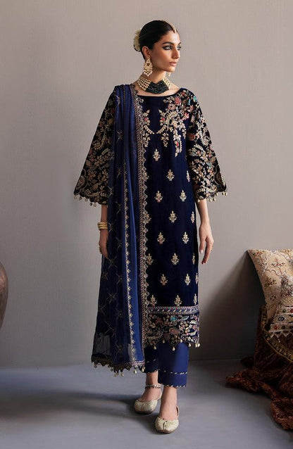 Emaan Adeel | Saanjh Velvet Collection 24 |  MK-03 Falak