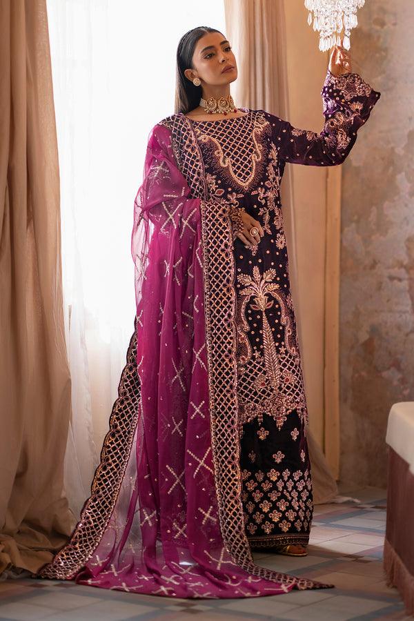 Emaan Adeel | Saanjh Velvet Collection 24 |  Anika