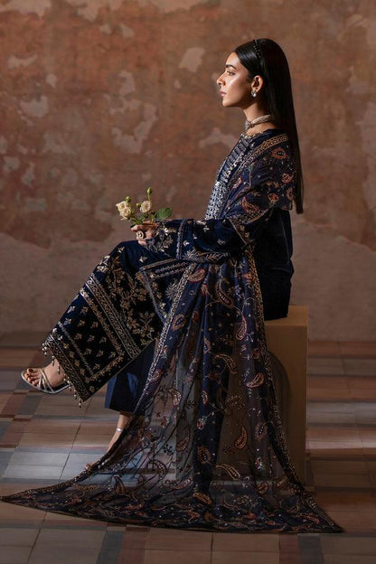 Emaan Adeel | Saanjh Velvet Collection 24 | Roshni