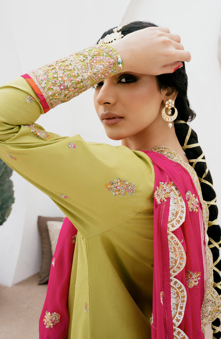 Emaan Adeel | Gul Mohr Eid Pret | ESHAL - House Of Anaya