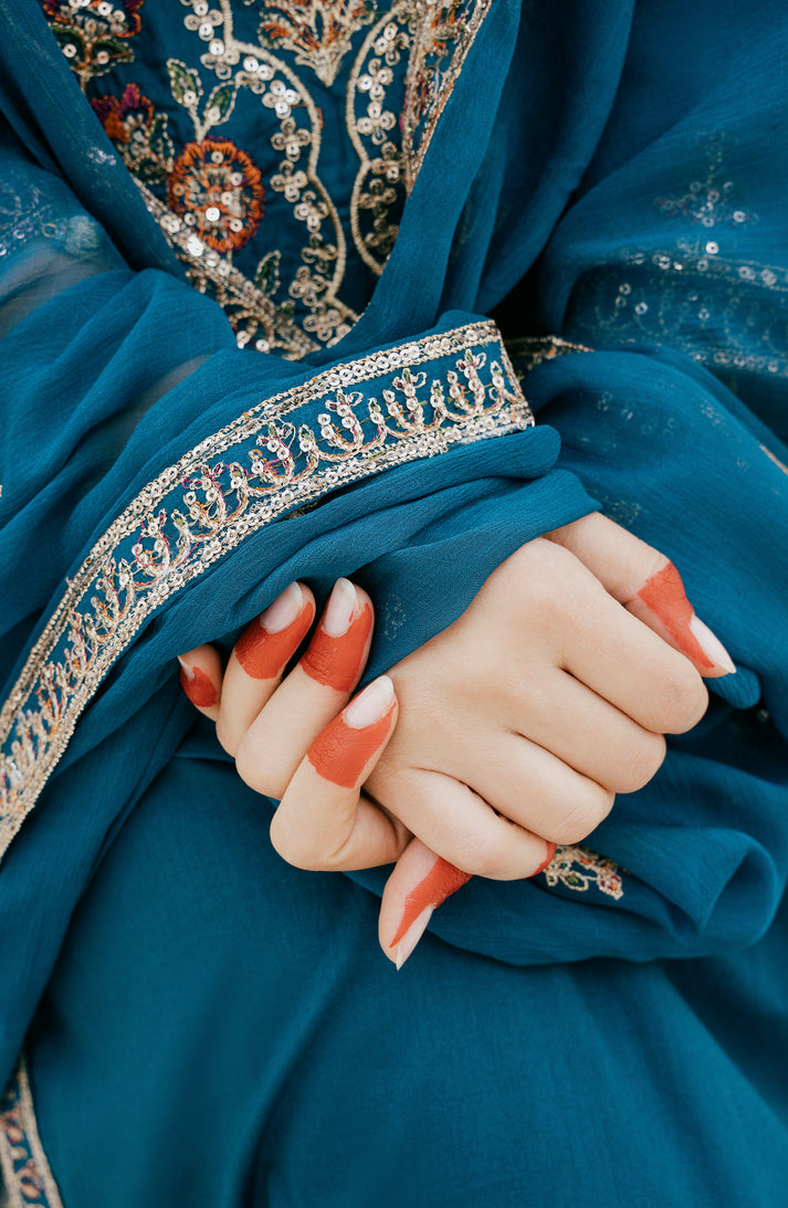 Emaan Adeel | Gul Mohr Eid Pret | ZABEEN - House Of Anaya