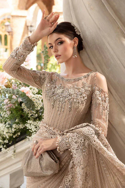 Maria B | Mbroidered Fabrics 2024 | BD-2801 - House Of Anaya