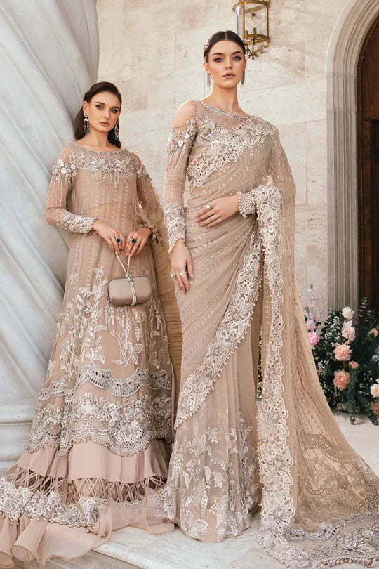 Maria B | Mbroidered Fabrics 2024 | BD-2801 - House Of Anaya