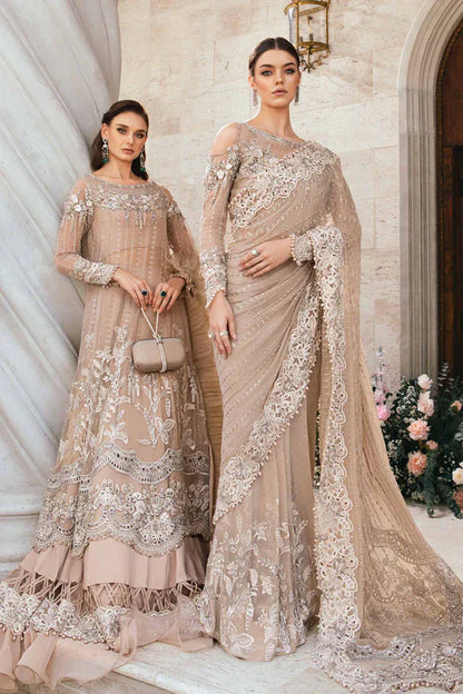 Maria B | Mbroidered Fabrics 2024 | BD-2801 - House Of Anaya
